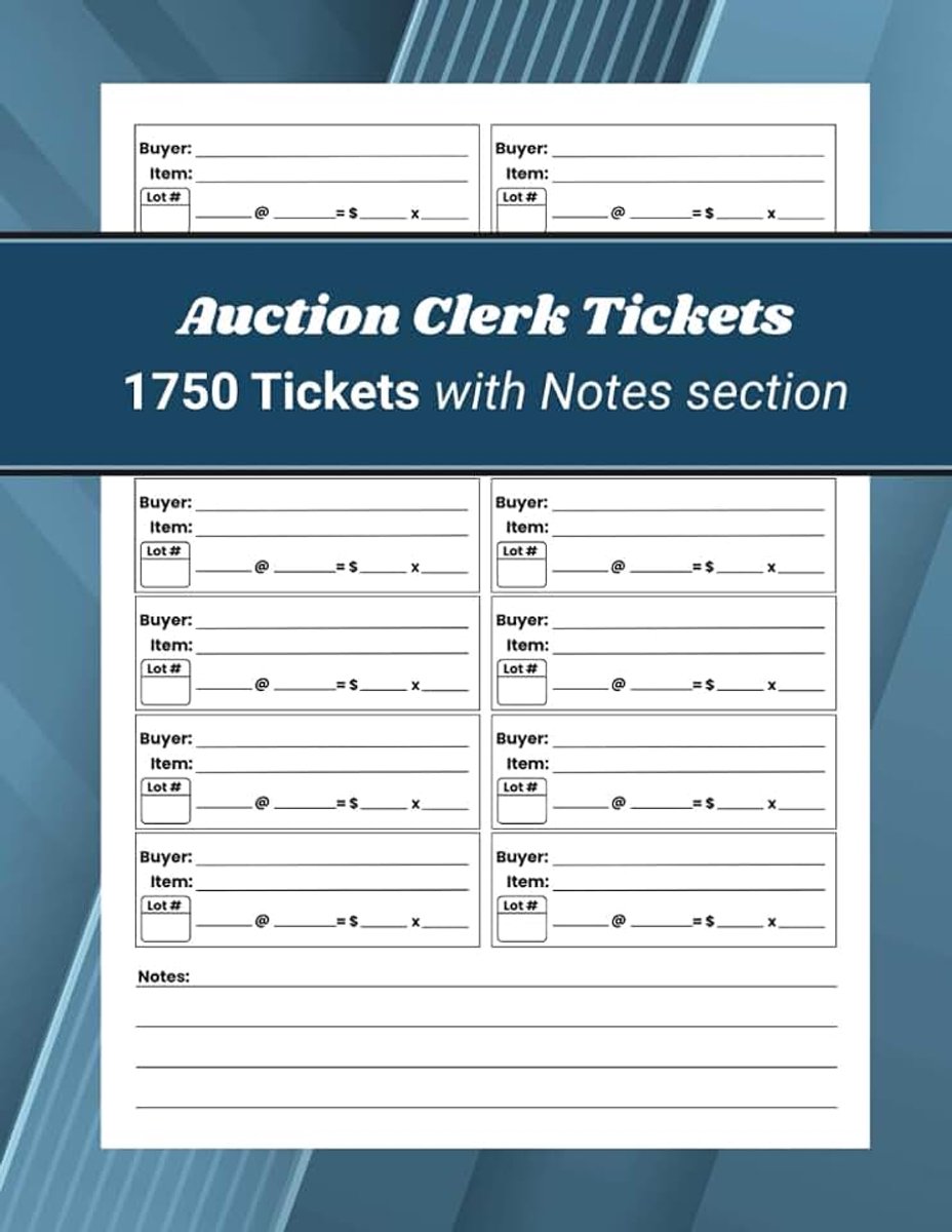 Tickets | With Notes Section: Double Sided - 1750 tickets
