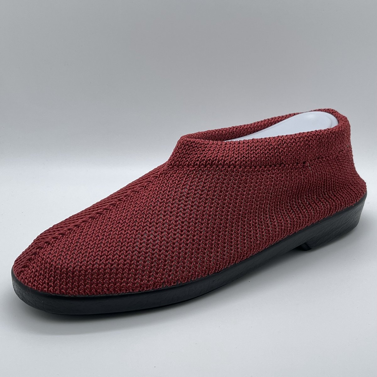 Gebreide Portugese Schoen - Terracotta - Maat 36 - Instappers - Pantoffel