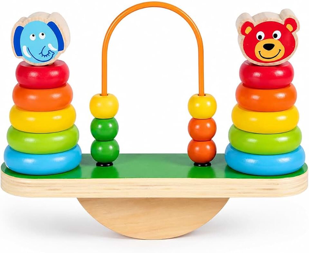 Stapelringen en kralen voor kinderen 3+ | Sorteren, Stapelen