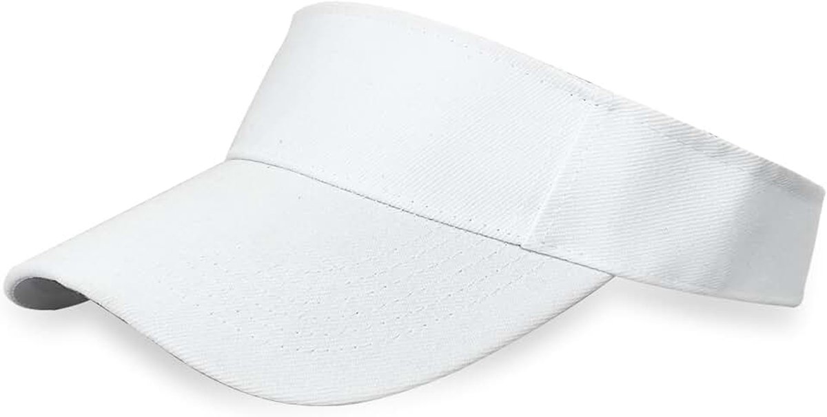 Sportpetten met grote brede rand voor golf, tennis, fietsen, hardlopen, joggen