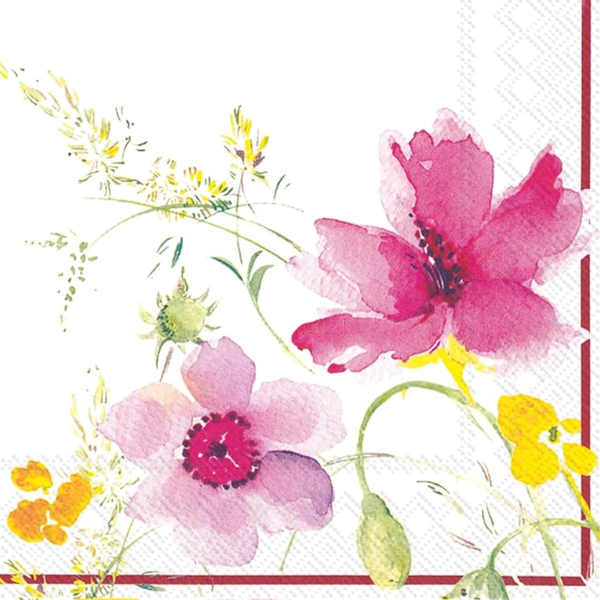 Home Range 20-Count 3-laags papieren lunchservetten, Villeroy en Boch Mariefleur
