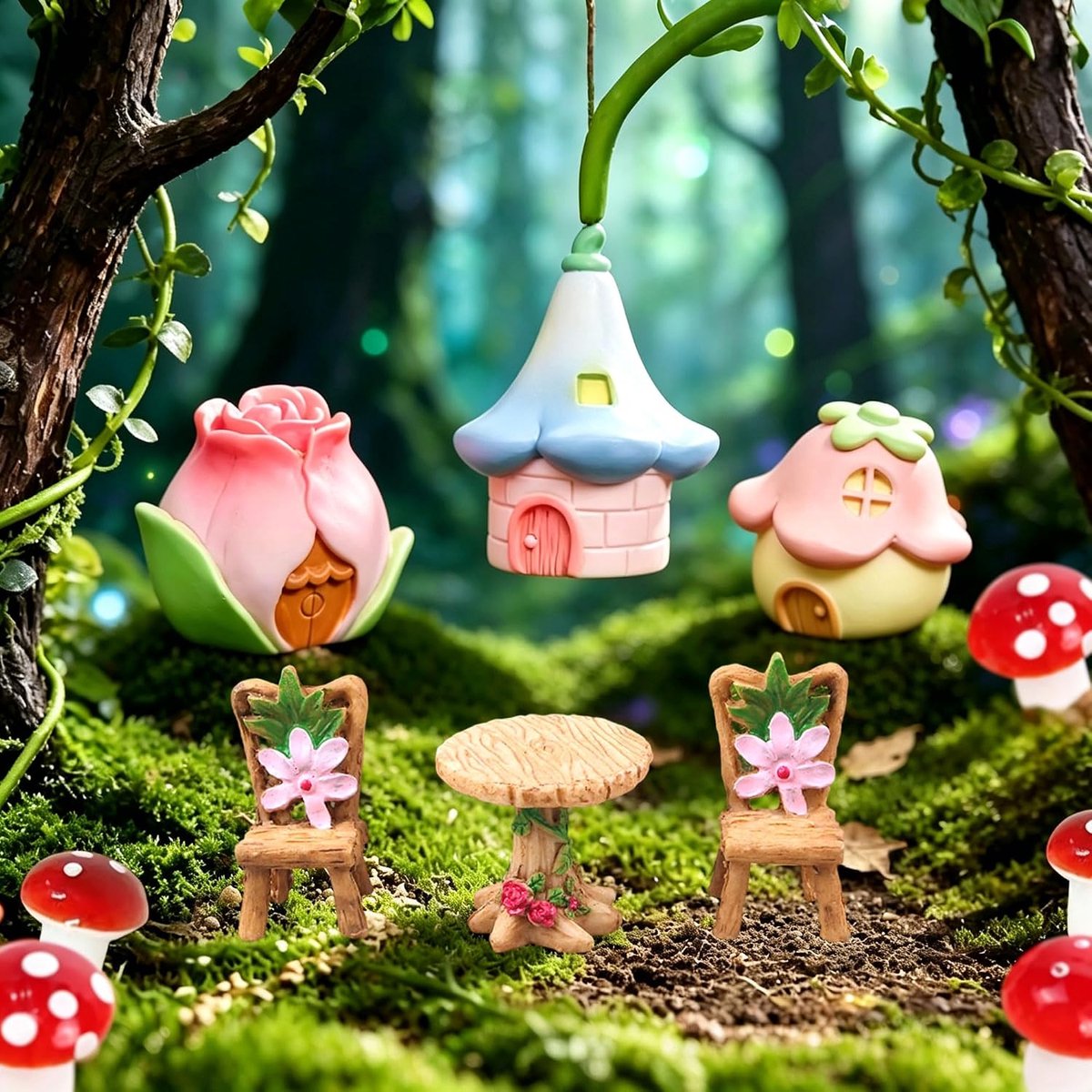 Mini feengarten accessoires set fee figuren mini tuin ornamenten beelden
