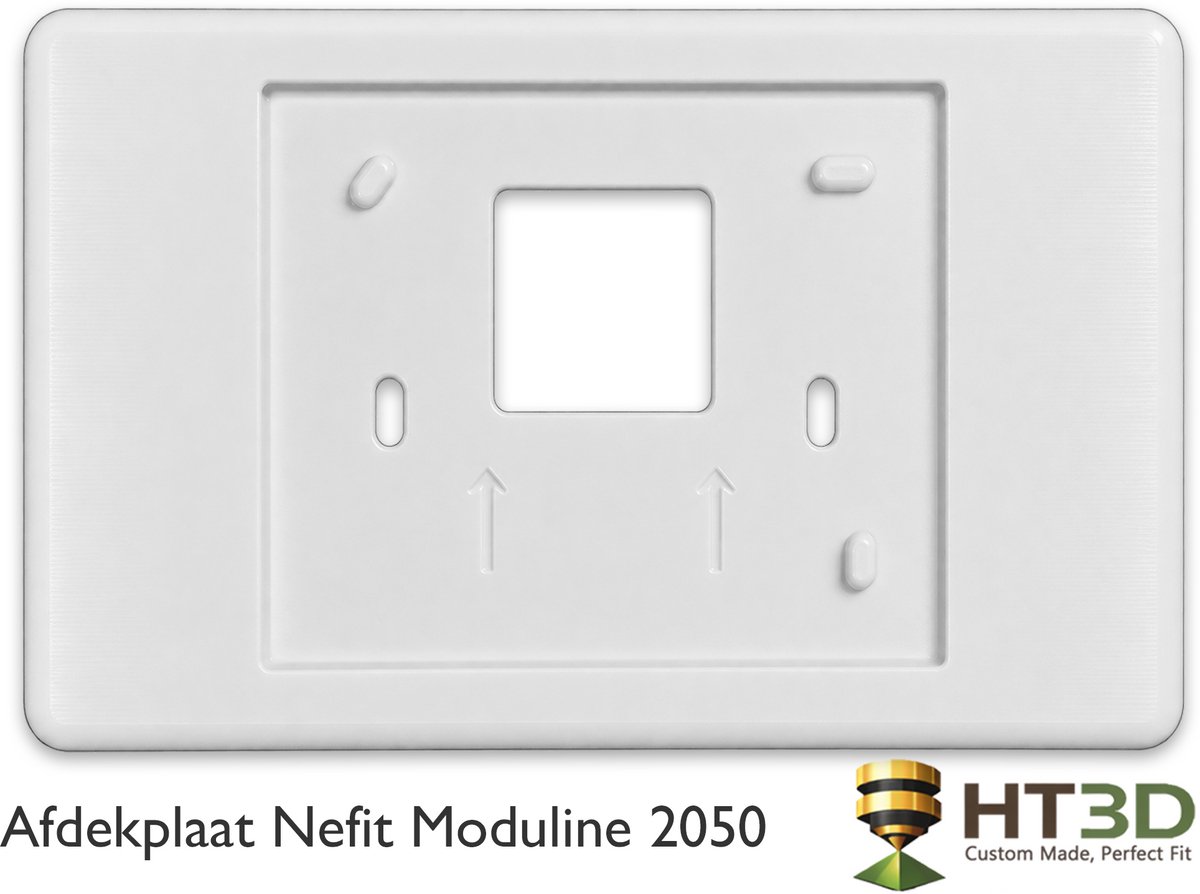 Afdekplaat Nefit Moduline 2050 - Wit - Nefit Moduline 2050 Thermostaat - Kamerthermostaat - Thermostaat - Muurplaat - Afdekraam - Grondplaat - Houder - HT3D