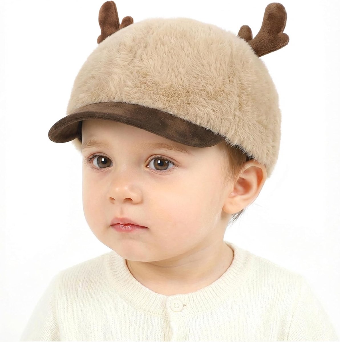 Winter Baseball Cap Leuke Kat Oor Fuzzy Baseball Hoed Verstelbare Baby Eendenbek Cap Warm Baby Hoed voor Jongens Meisjes