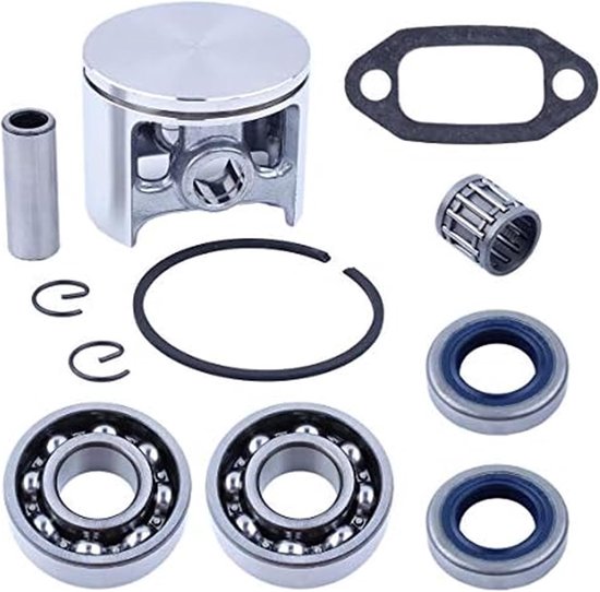 Bore 52MM zuigerveren krukaslager oliekeerring, for Husqvarna, 268 272 272XP kettingzaagmotor vervanging zuigerveer voor tuinmachines — afbeelding 5