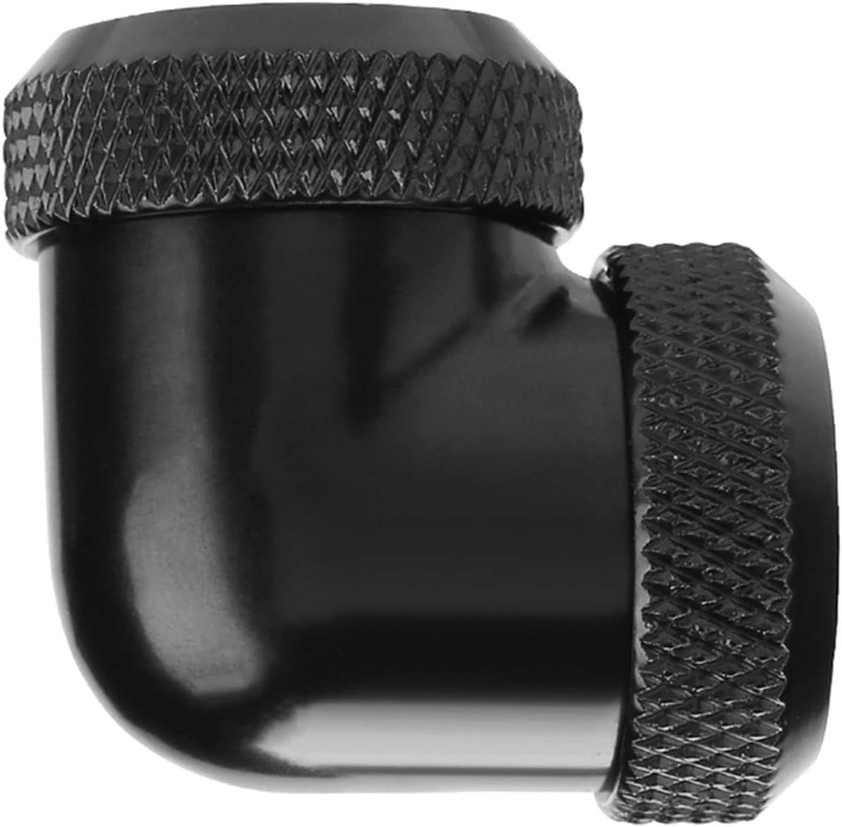 90 Graden Bocht Connector voor Hard PVC Buizen - Geschikt voor Water- en Vloeistofkoeling in PC's - 14mm Binnen Diameter