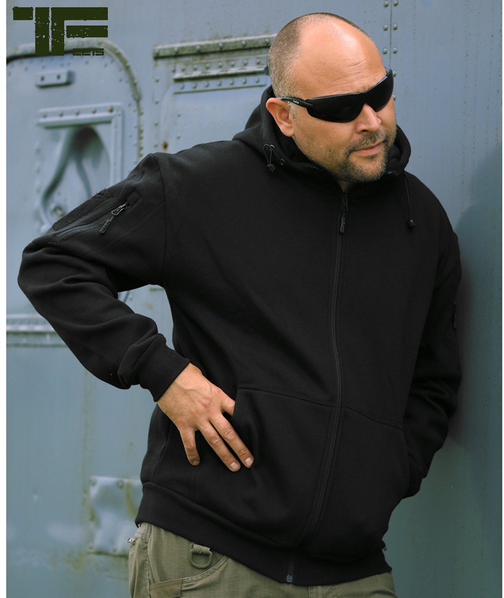 TF-2215 Tactical Hoodie zwart 3XL