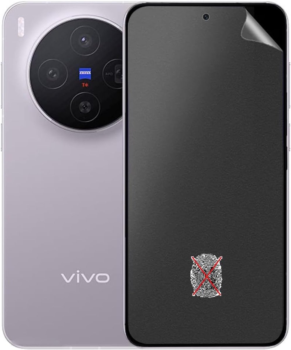 Displaybeschermfolie, compatibel met Vivo X300 6,37 inch (16,37 cm), 3 stuks TPU-hydrogelfolie, ontspiegelde, flexibele displaybeschermfolie, installatiegereedschap inbegrepen.