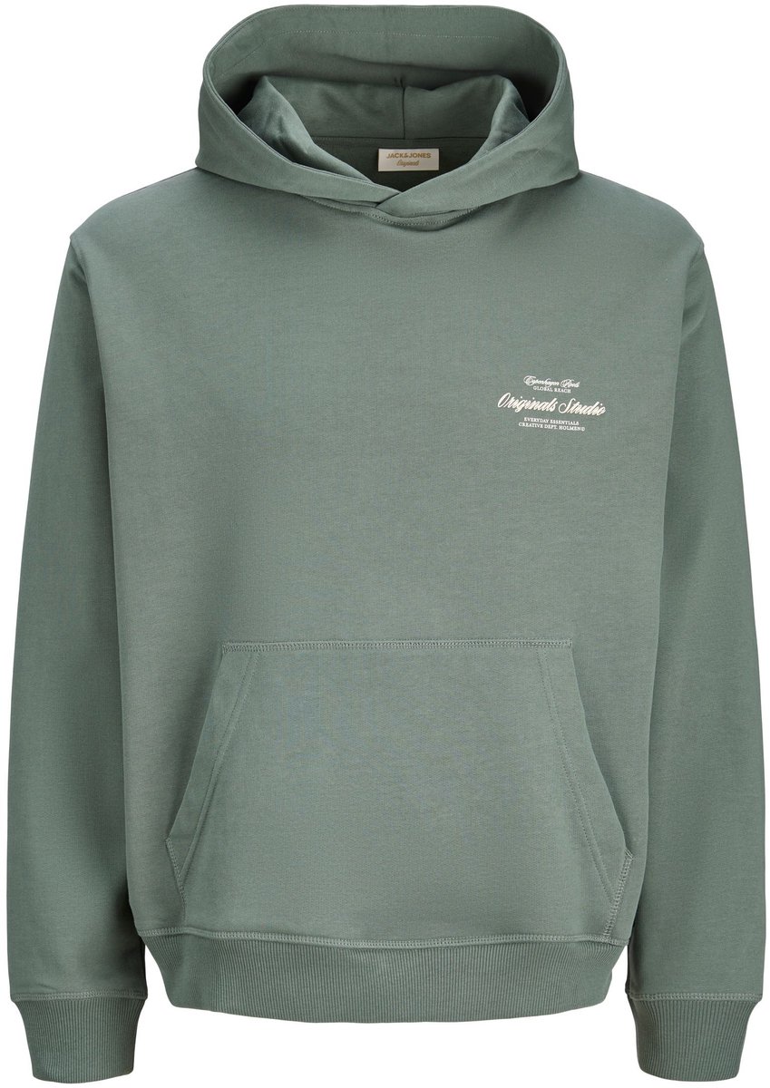 Jack & Jones Plus Hoodie Plus Size Achterkant bedrukt Hoodie