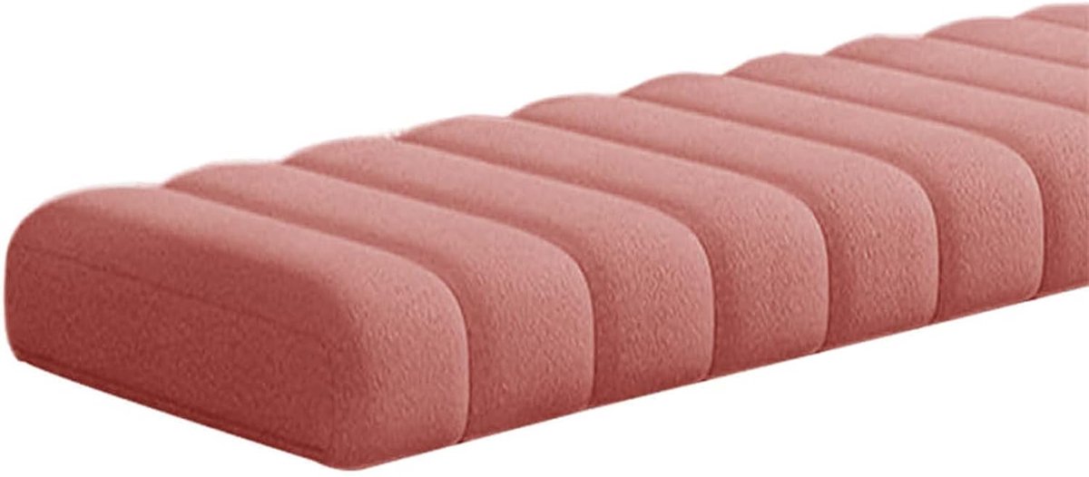 Generisch Bankauflage Bankkissen 120x40 100x40 80x40 160x40 40x40 4.5cm Dick Sitzkissen Bank Indoor Outdoor Abnehmbarem rutschfeste Sitzauflage Bank Fensterbank Gartenmöbel,Rosa,30x190cm