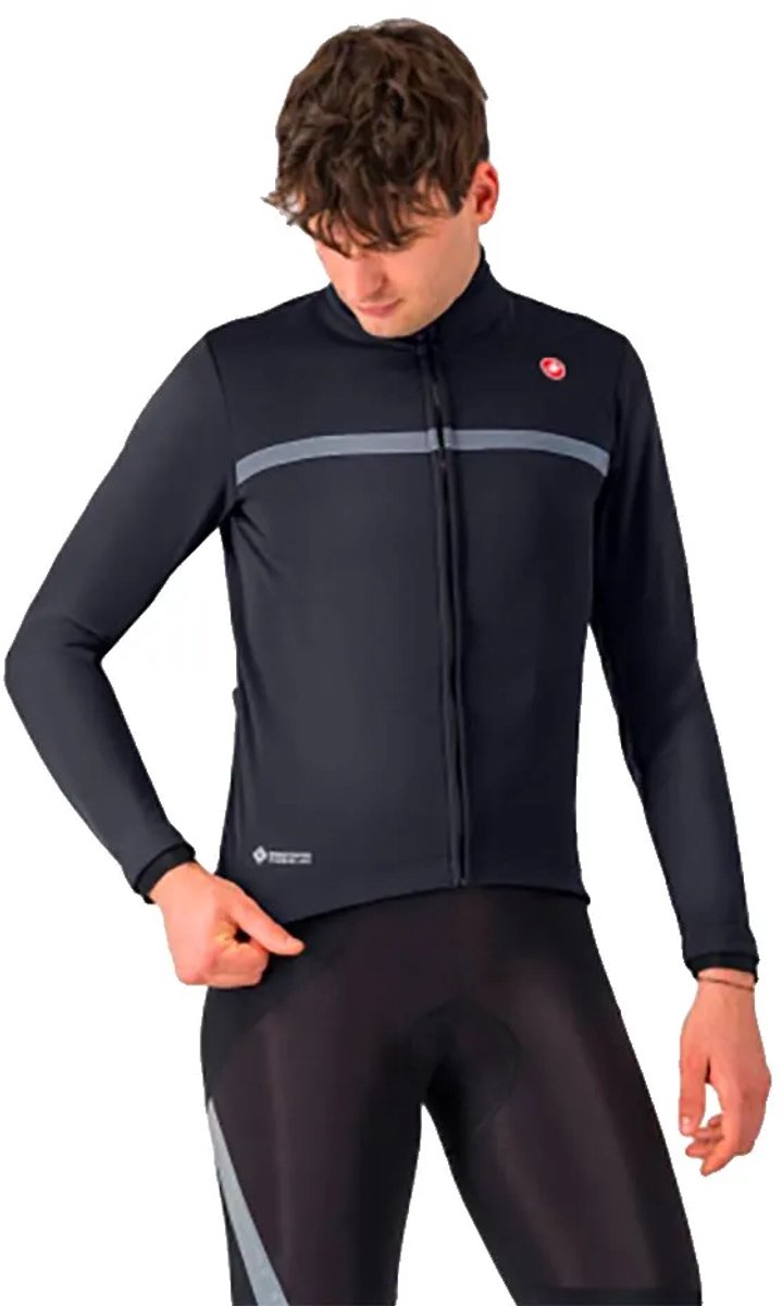 Castelli Estremo 2 Gore-tex Windstopper® Jas Zwart M Man