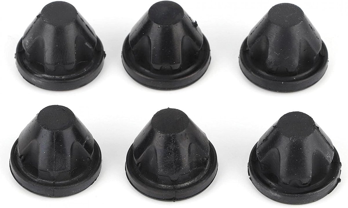 Rubber Trim Grommets voor Motorkap, Set van 6 Stuks, Geschikt voor PD100, PD140 en PD170, Duurzaam en Flexibel