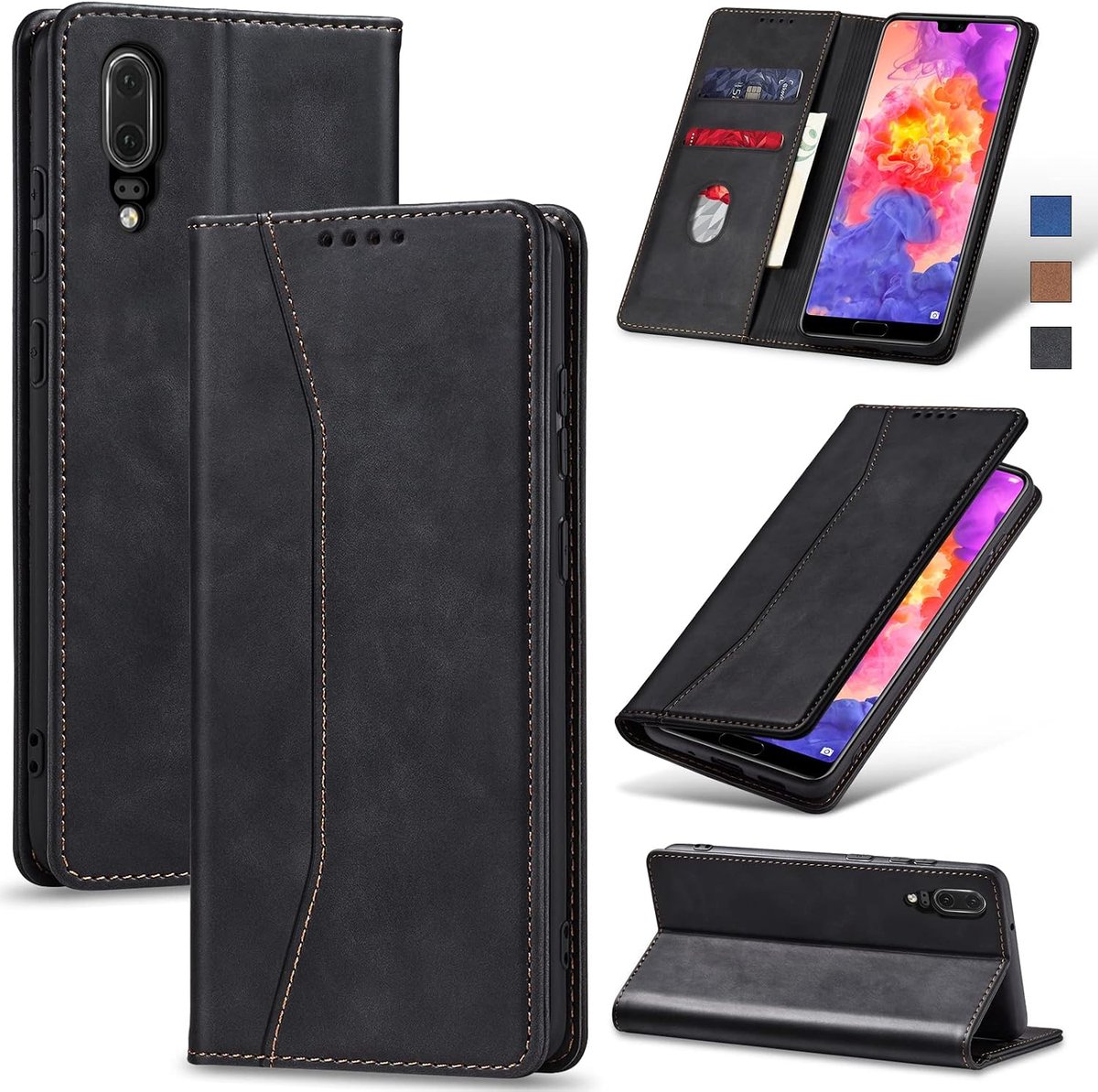 Hoesje voor Huawei P20,Zwart