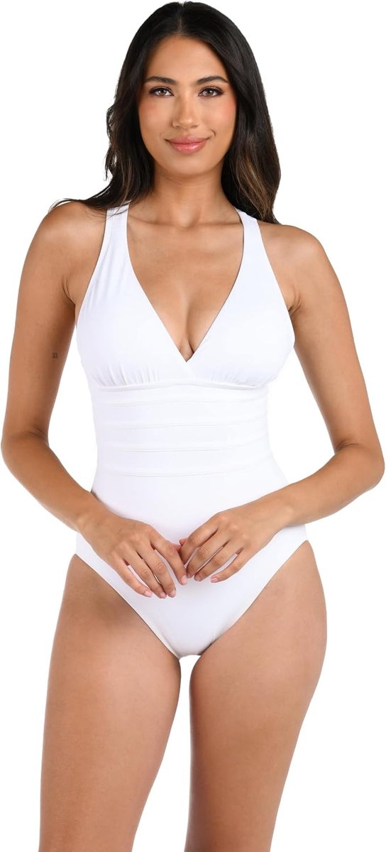Blanca Island Goddess Multi-strap Cross Back One Piece Swimsuit dames Zwempak uit één stuk