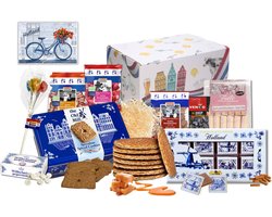 Oud Hollands snoep - Cadeaupakket - Stroopwafel - Speculaas - Holland pakket - Hollandse cadeautjes - Souvenir