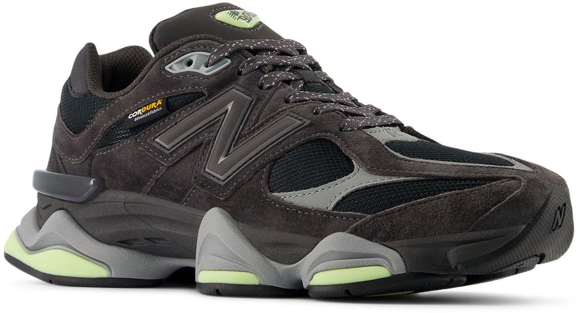 New Balance 9060 – /Cement/Dry Lime Limoengroen 9060 Lifestyle Unisex Sneakers voor Mannen en Vrouwen Zwart