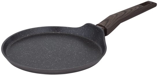 RESTO Carina Pannenkoekpan 24 cm – Crêpepan – Inductie Geschikt – 4-Laagse Anti-aanbaklaag – PFLUON anti-aanbaklaag – Aluminium Pancake Pan