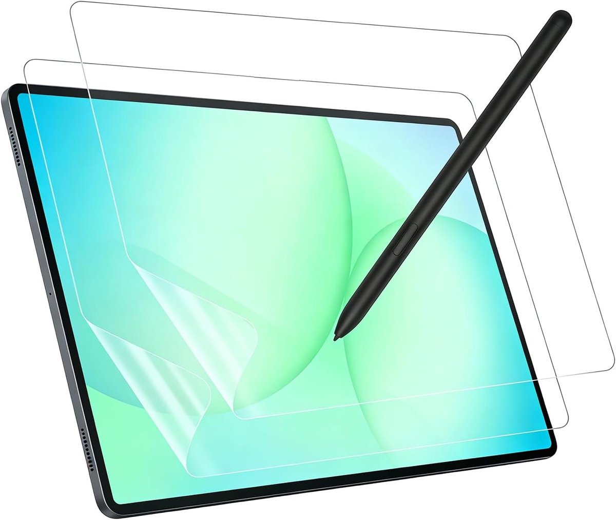 2 stuks papieren displaybeschermfolie voor Samsung Galaxy Tab A11+ / Tab A11 Plus 11 inch tablet, beschermfolie van PET voor tekenen en schrijven