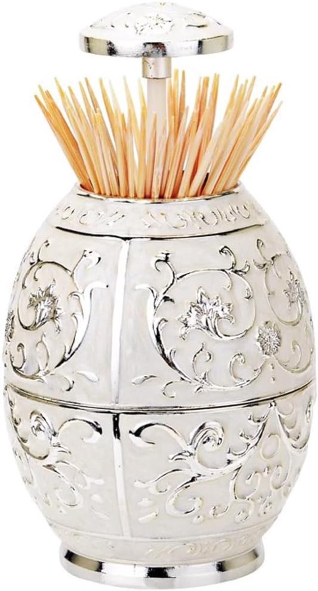 Stainless Steel Press-Down Toothpick Holder - ShopVlot