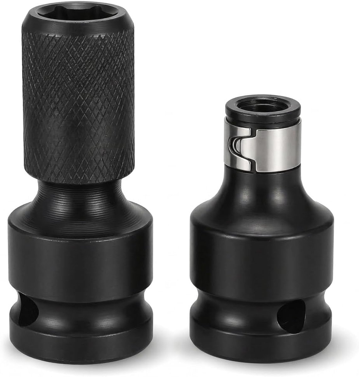 2 stuks dopsleuteladapters van koolstofstaal met hoge hardheid, multifunctionele adapter - ShopVlot