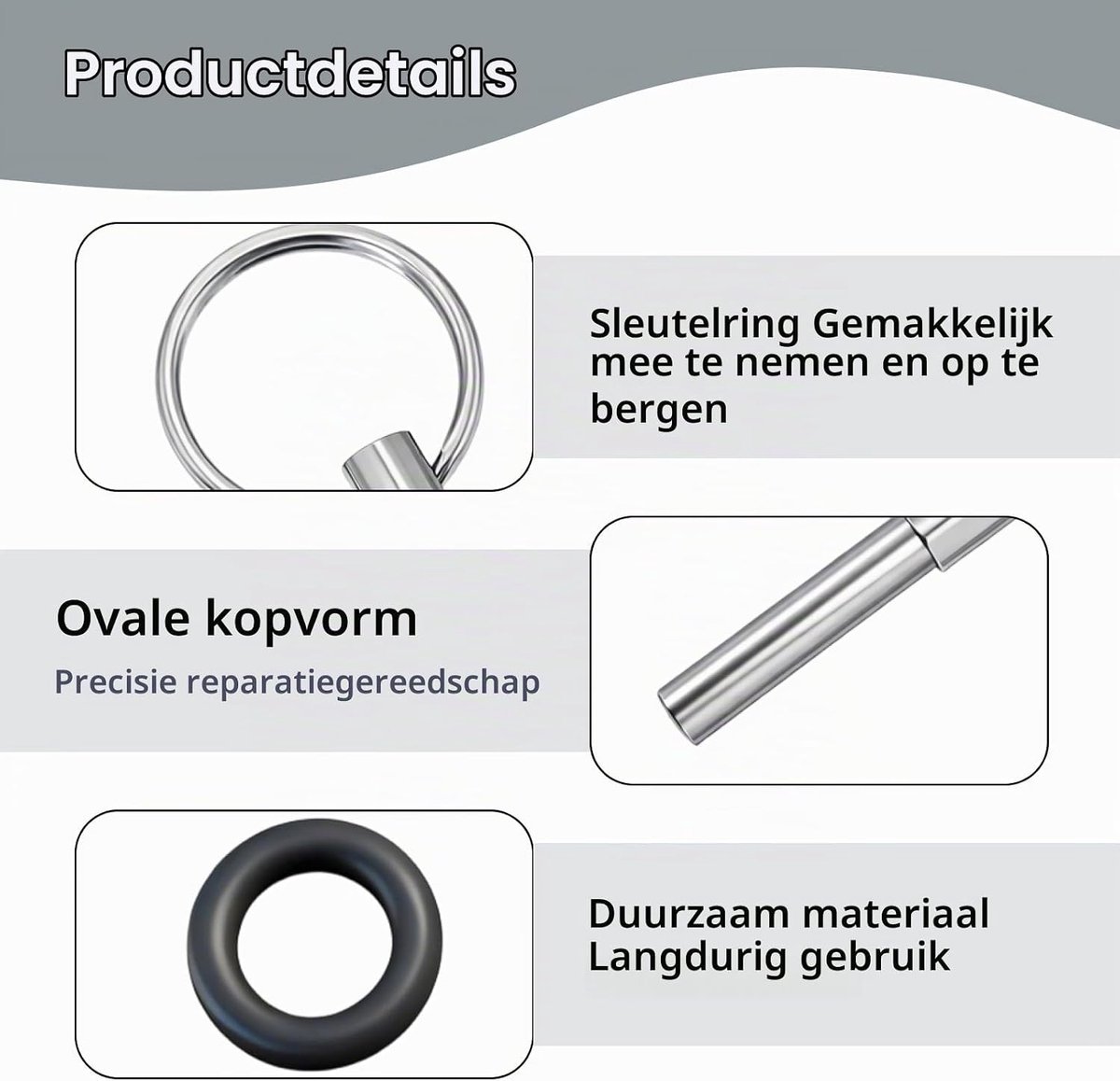 1 stuk Ovale kopsleutel, Jura ovale kopsleutel, reparatie- en onderhoudsgereedschap voor volautomatische koffiemachines, sleutel met sleutelring, voor ovale schroefkoppen in het apparaat thumbnail 6