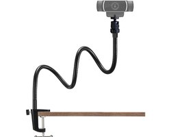 Webcam Stand 27" Verstelbare zwanenhals desktop camera mounthouder voor Logitech Webcam C925e C922 C930 C920 C615 en meer (1/4" draad)