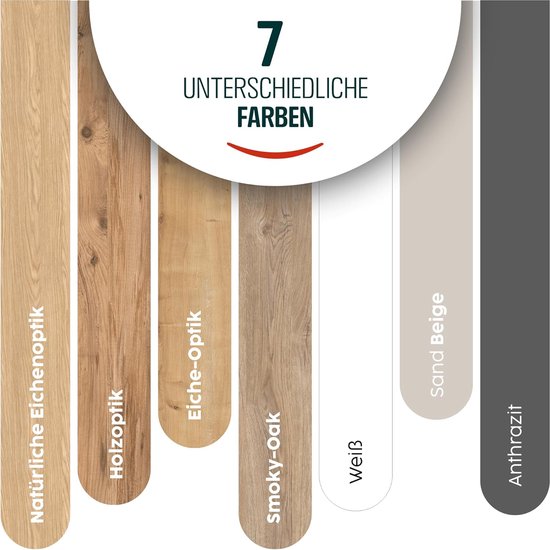 Sugodesign Salontafel met wieltjes, kleine bijzettafel C-vorm, bijzettafel, bank, stijlvolle salontafel in mooi zand-beige-look, ronde tafel als legplank voor bank en woonkamer, C-vorm — afbeelding 4