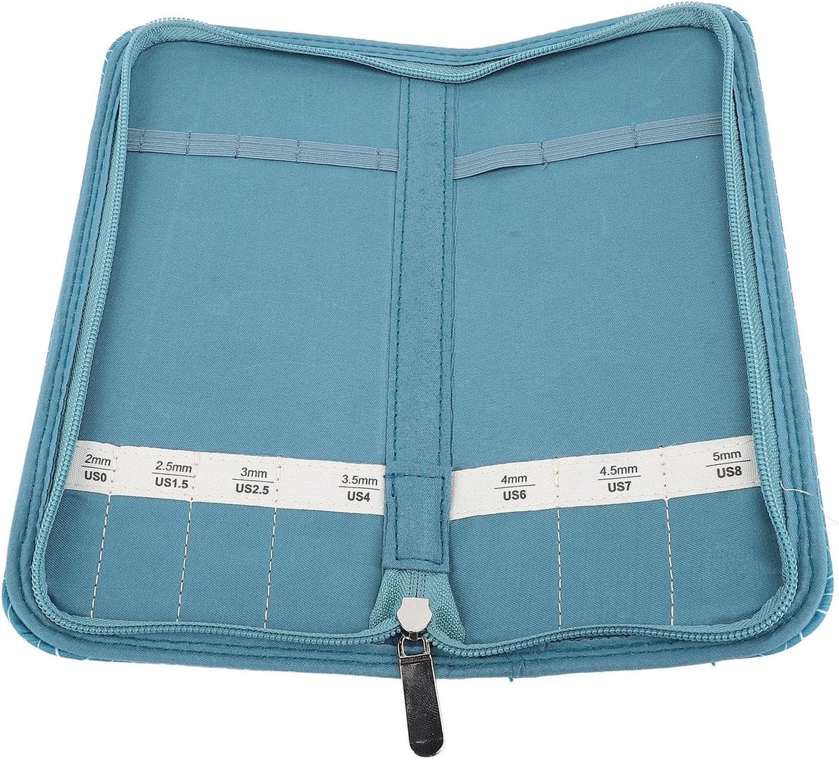 Tas 35 Breinaald Case Draagbare Organizer Tas Ruit Rooster Patroon Voor 20 Cm Trui Breinaalden