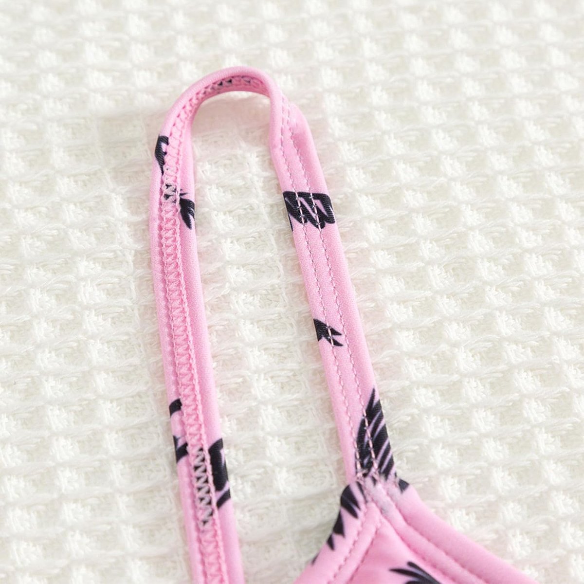 Badpak voor meisjes, bikini met ruches, zonwering, uv-bescherming, UPF 50+, bedrukt, zomer, strand, zwembad, vakantie, schattig, kinderen, mode, A42