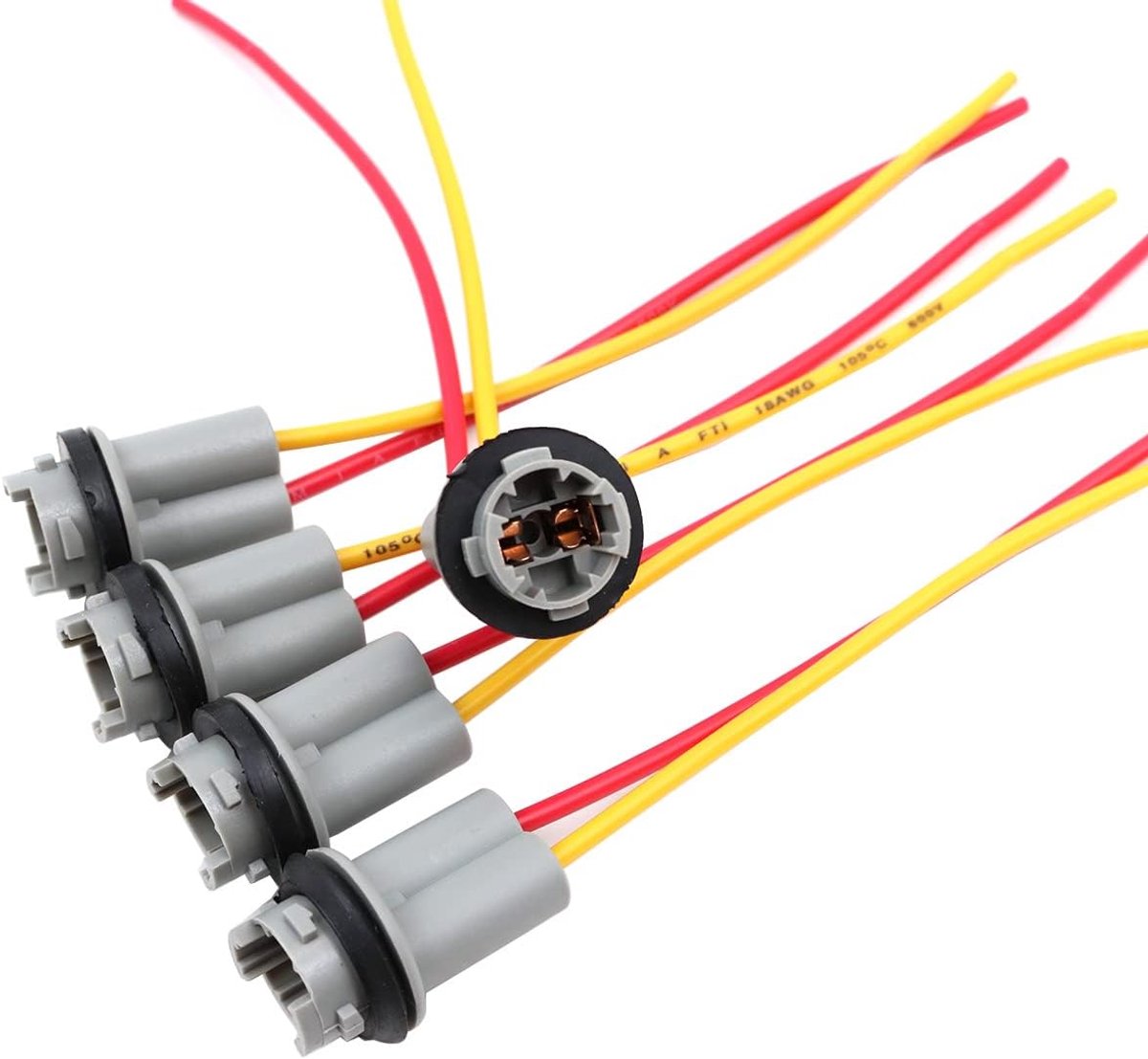 5 STKS LED Lampen Sockets met Pre-wired Compatibel met T15 T13 T10 LED voor Auto Vrachtwagen Motor