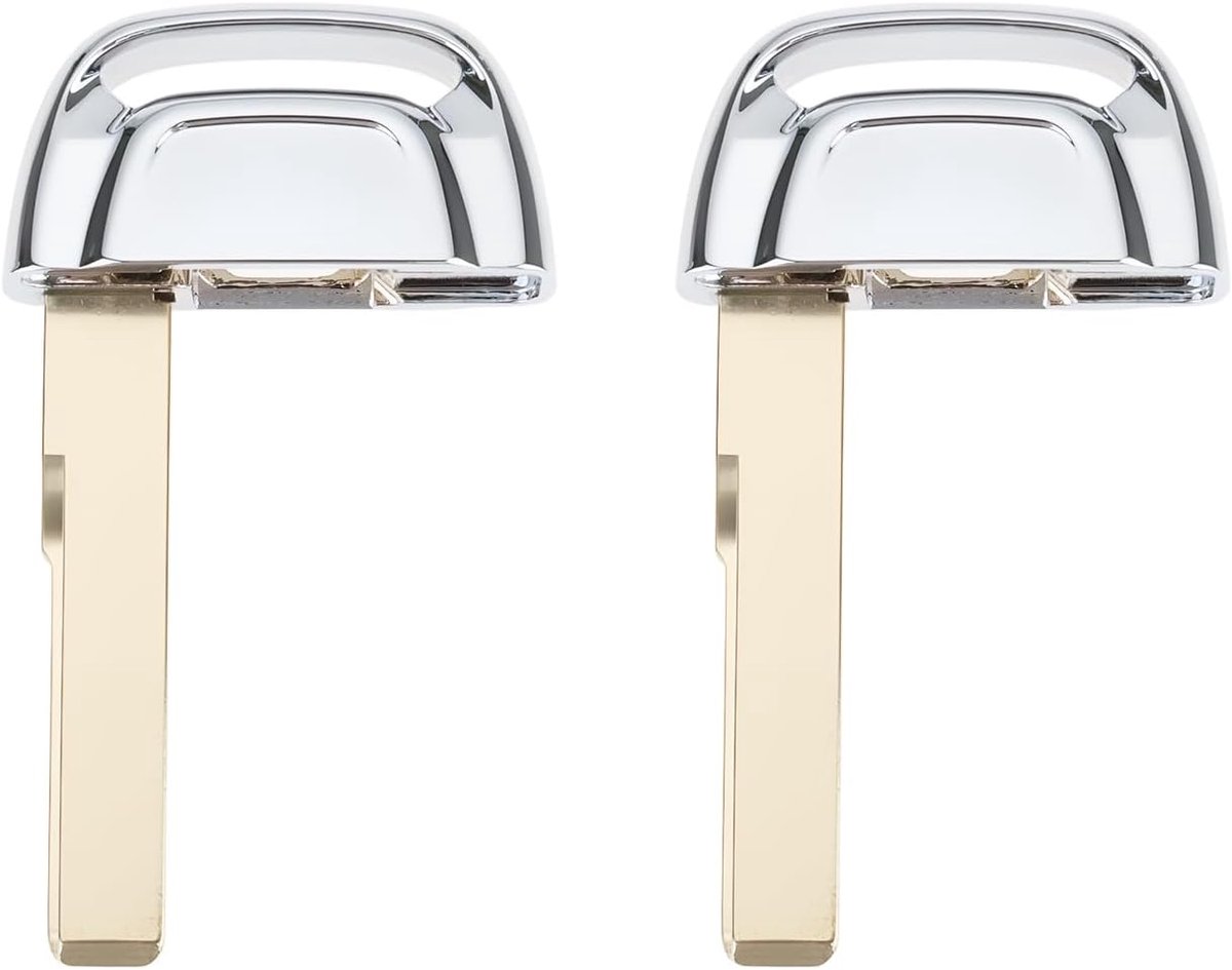 2 Pack Auto Afstandsbediening Sleutel Vervanging Sleutel Blank HU66 Compatibel met Audi A4 A5 A6 A7 A8