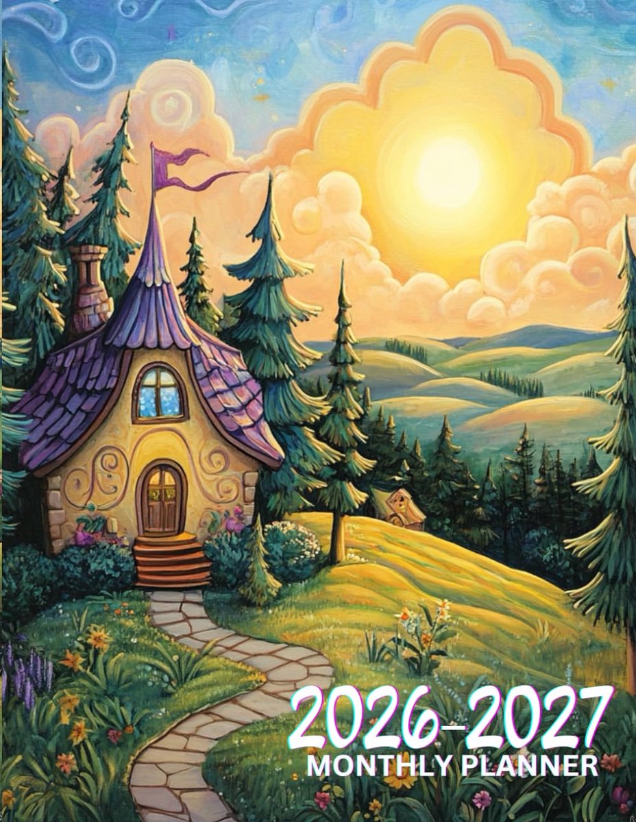 SnelShoppen - 2026-2027 Maandkalender Planner - 2-Jarige Agenda met Feestdagen en Inspirerende Citaten - Stijlvol en Ruim - Perfect voor Persoonlijk e