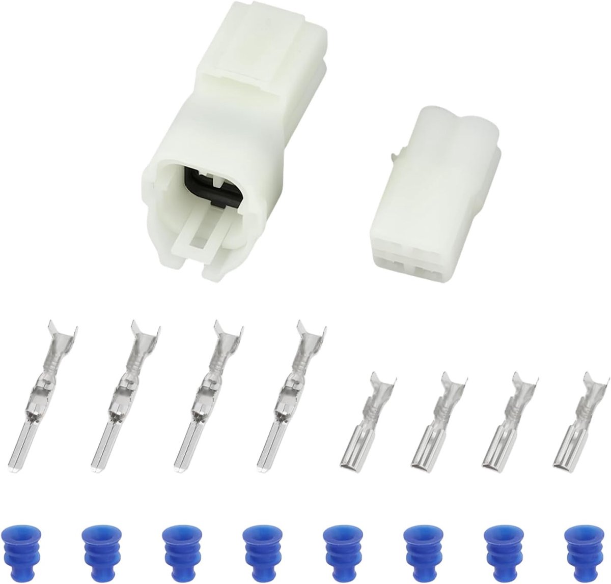 4-pins connector set - compatibel met Sumitomo HM090 - 2 sets - ideaal voor voertuigen - ShopVlot