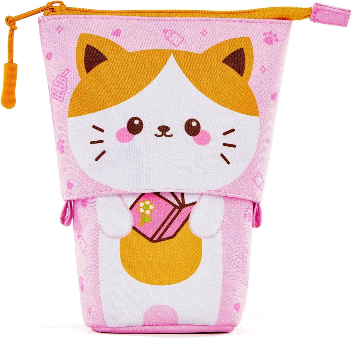 SnelShoppen - Pennenetui Telescoop 2-in-1 Pennenhouder voor Meisjes en Jongens, Grote Capaciteit Etui voor School, Reis en Make-up, Schattig Cadeau -