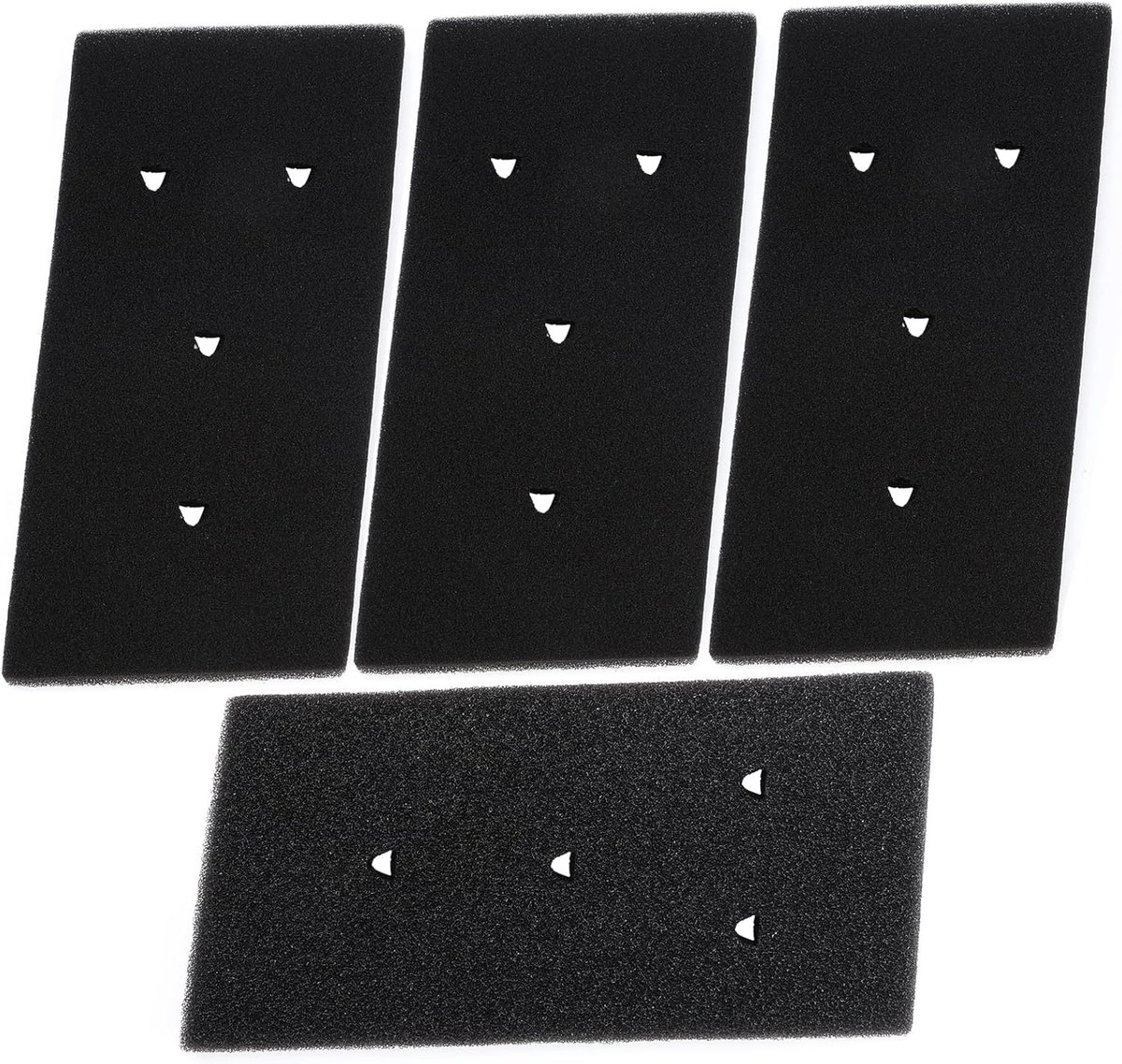 SnelShoppen - 4 Stuks Filters voor Warmtepompdroger, Geschikt voor Bauknecht Privileg Whirlpool HX 481010716911 - Hoogwaardig, Efficiënt en Duurzaam