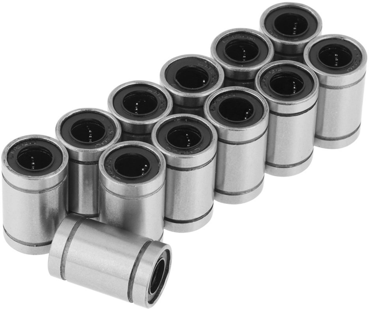 Lijneaire kogellagers 8mm - 12 stuks - Dubbel afgedicht - Ideaal voor 3D printers - ShopVlot