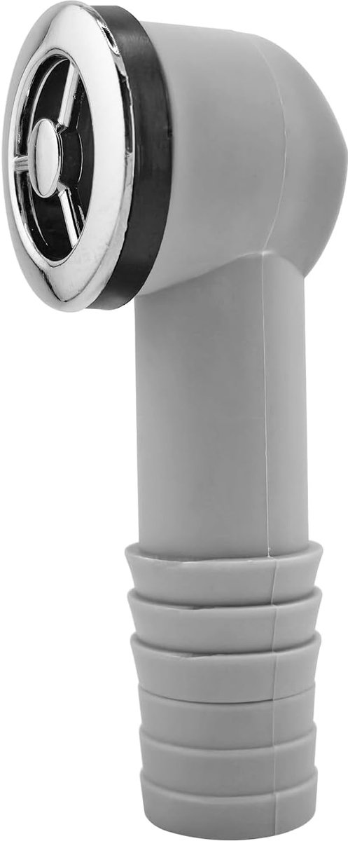 1 stuk Sifonafvoer, 36x36mm ronde interface, sifonadapter, vervanging voor 30-32mm sifonopeningen in roestvrijstalen spoelbakken