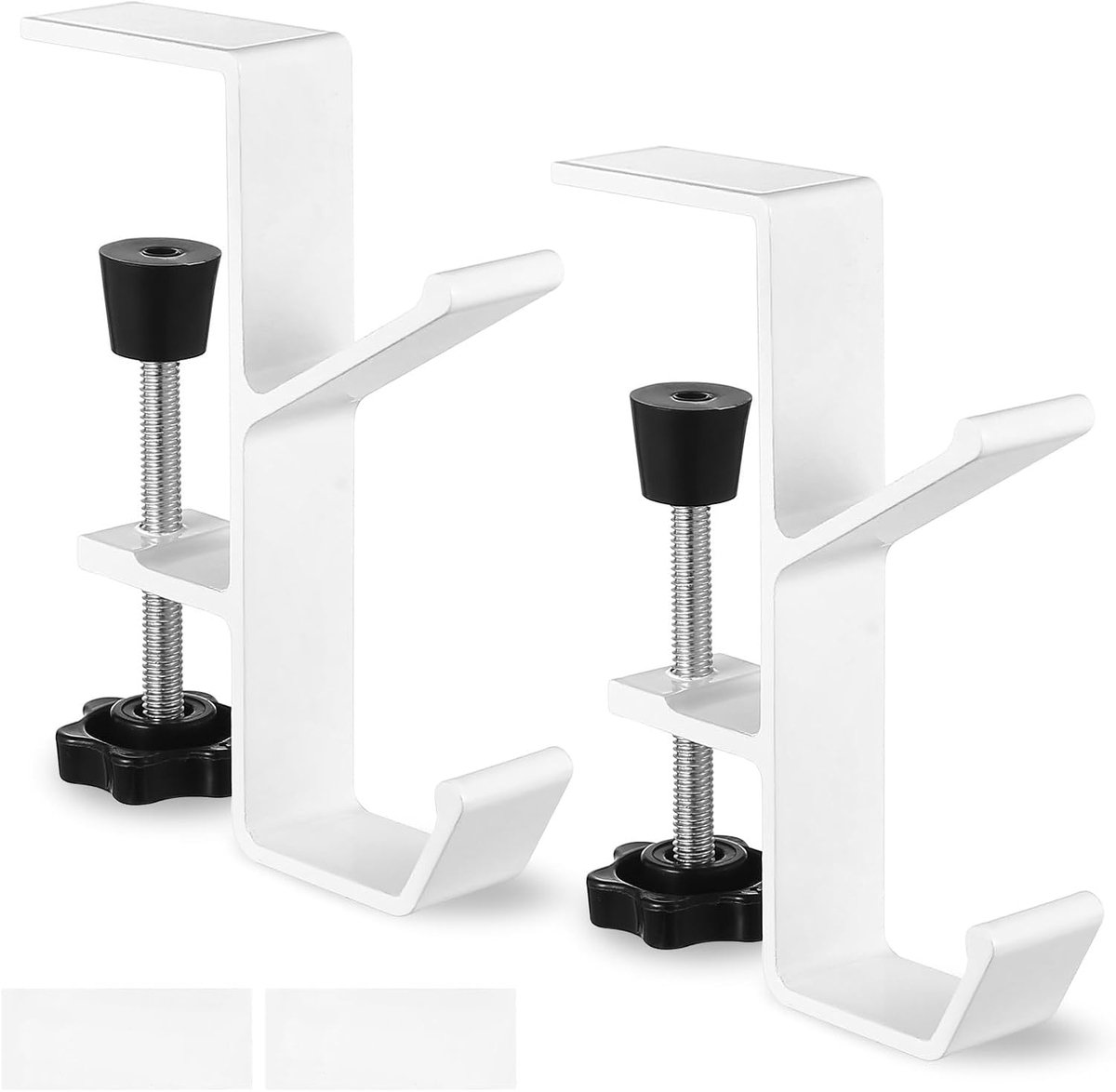 2 stuks tafelhandtashouders, handtashouders voor tafel, bureauophanghaakhouder, verstelbare schroeven 7,5-55 mm, helmhouders, haken voor handtassen, restaurant