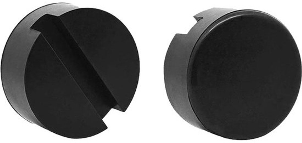 Dailygoods- Rubberen Pad - 2 Stuks - Onderlegger voor Autokrik - Robuust Rubber - Veilig Bandenwissel - Extra Grip - Drukbestendig - Krikpad