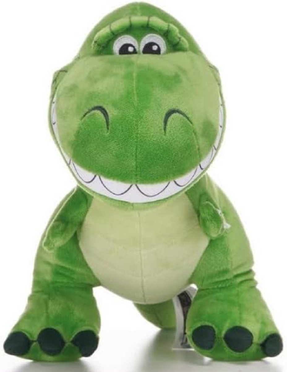 Rex - Disney Toy Story Pluche Knuffel 30 cm - Speelgoed Knuffels voor Kinderen Jongens Meisjes