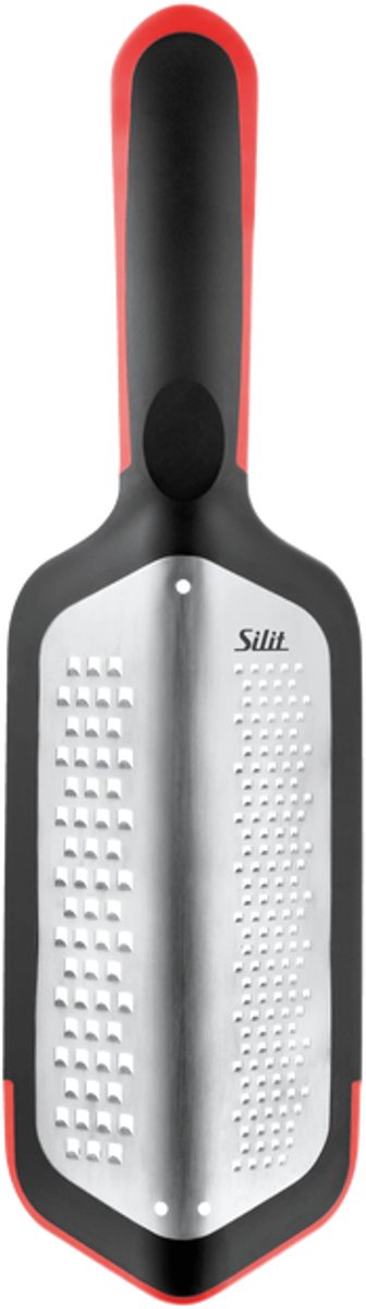 Silit GrateCut 2-in-1 Keukenrasp – Fijne & Grove Rasp – RVS – Zwart/Rood