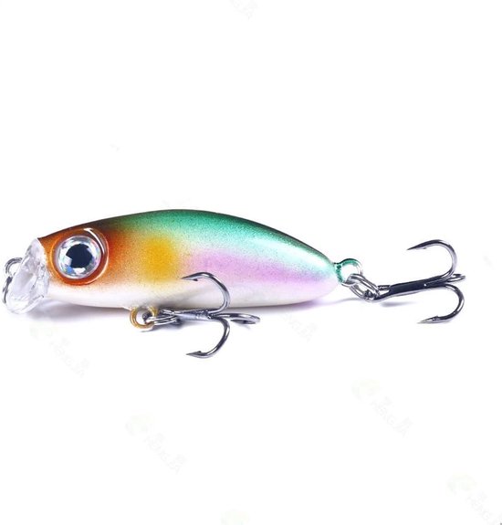 6 stks Luya Aas Mino 1.65"/3.1 G Micro-dompelbare Hard Aas Bloed Tank Haak Kunstmatige Aas Bionische Nep Aas — afbeelding 5