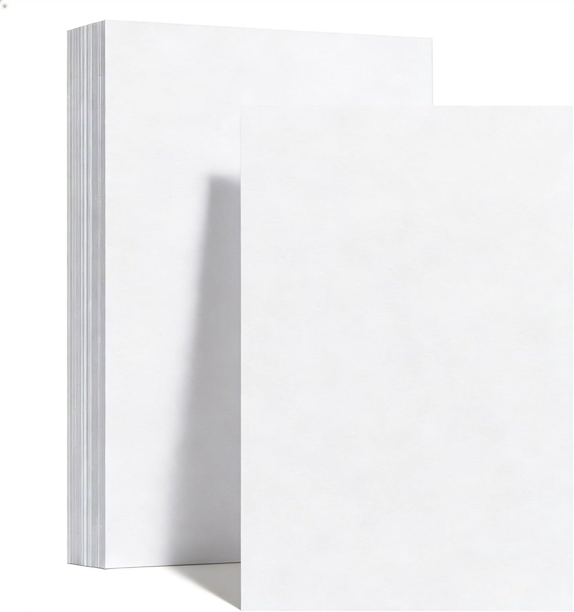 50 vellen kraftpapier, A4, wit, 250 g/m², inpakpapier, dik karton, harde plaat voor printers, creatieve vrije tijd, knutselen voor kinderen