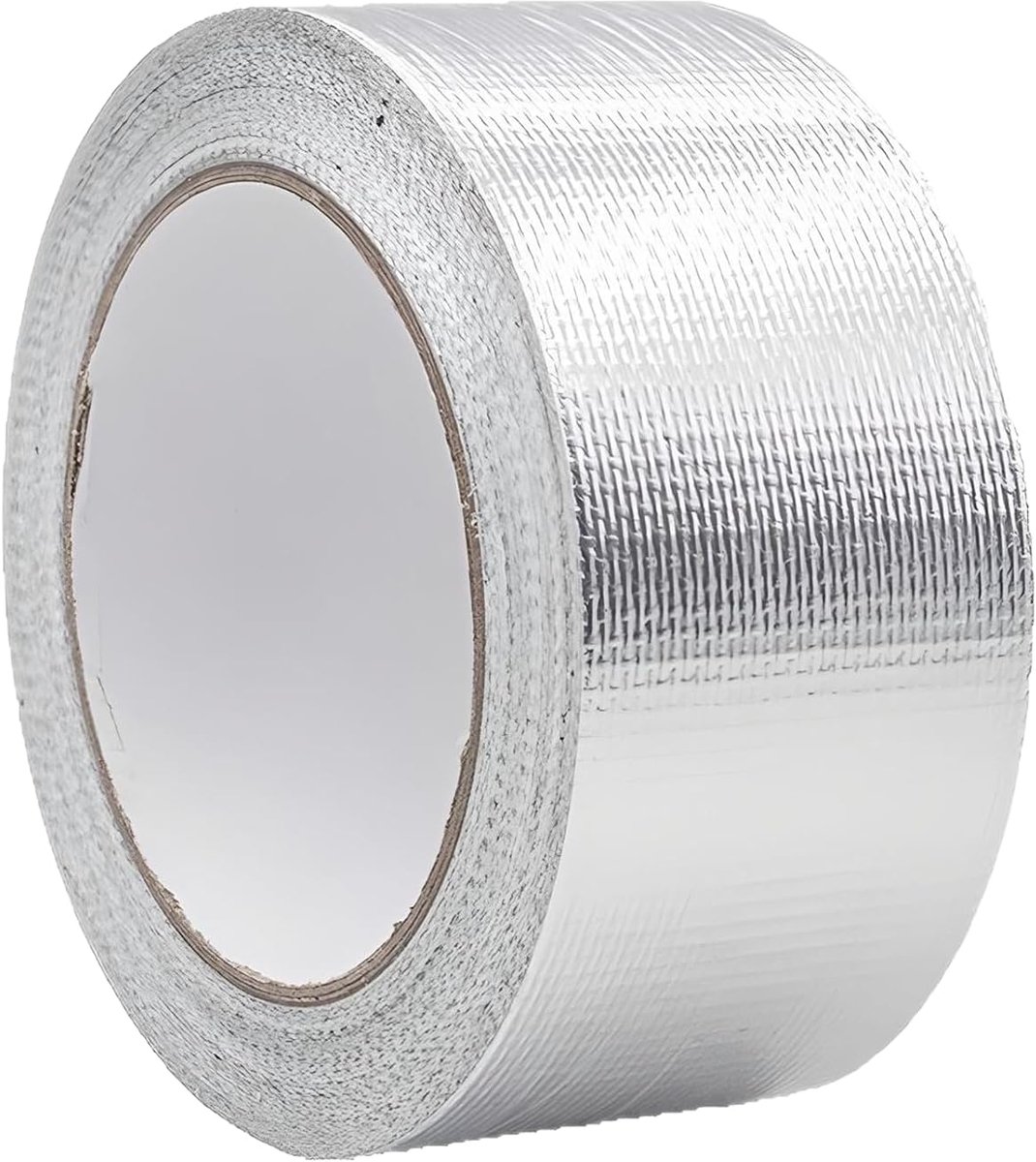 Aluminium plaktape 50 mm x 20 m - zelfklevend - waterdicht en hittebestendig - voor het afdichten van leidingen - ShopVlot