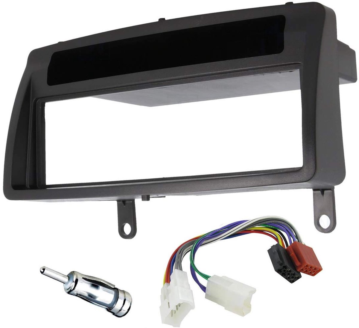 Sound-way 1 DIN Radio Panel Frame Car Radio, Antenna Adapter, ISO Connection Cable, Support for Toyota Corolla - ShopVlot