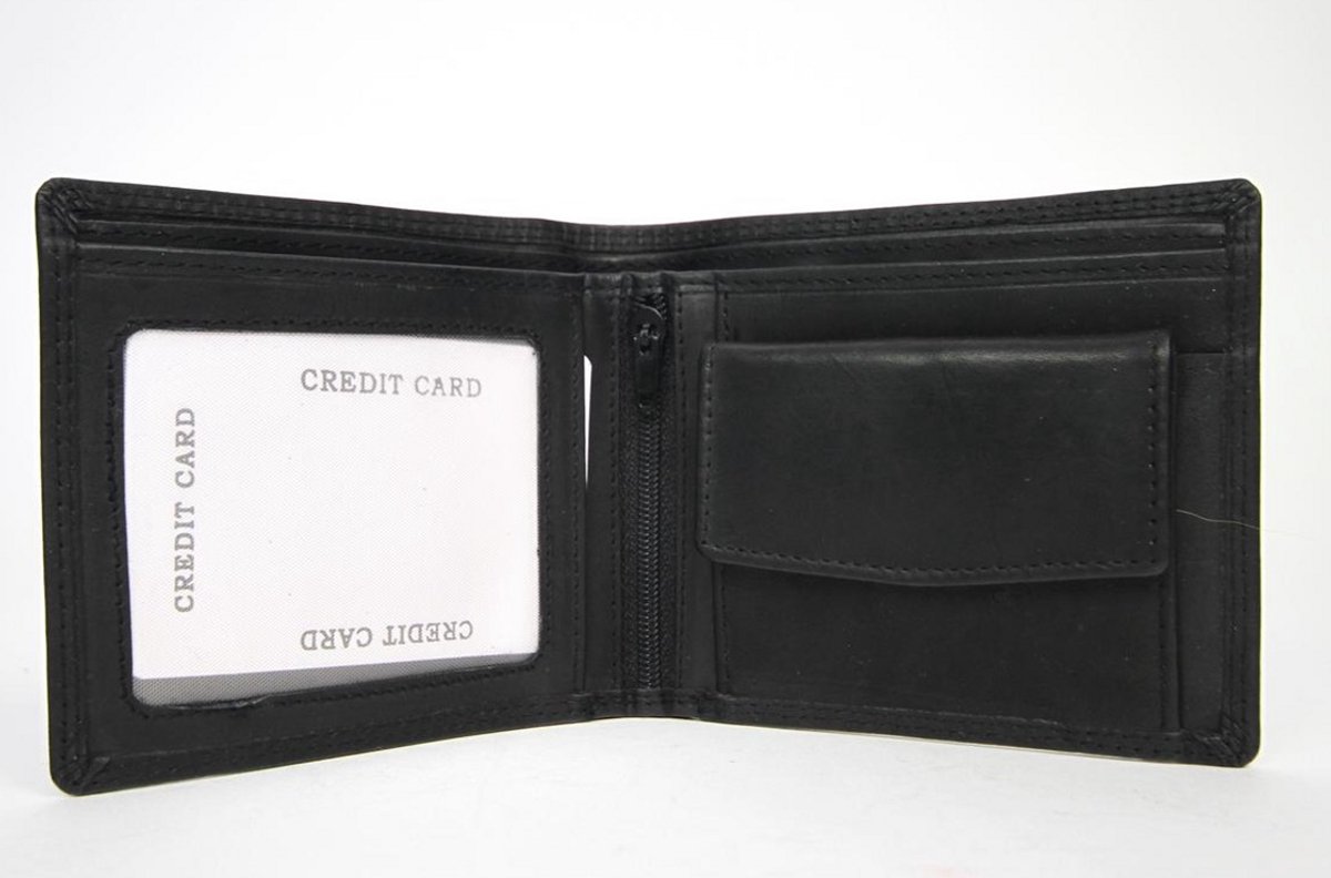 Bear Design Heren Billfold A826 - Zwart