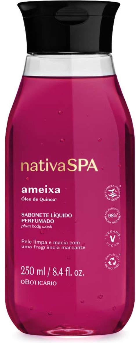 Nativa Spa Ameixa (Pruim) Vloeibare Douche Zeep, 250 ml