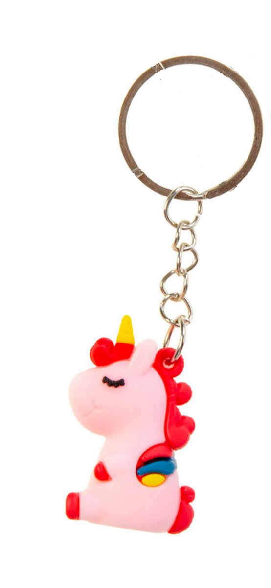 Eenhoorn Sleutelhanger - Unicorn Cadeau Meisjes & Kinderen - Roze
