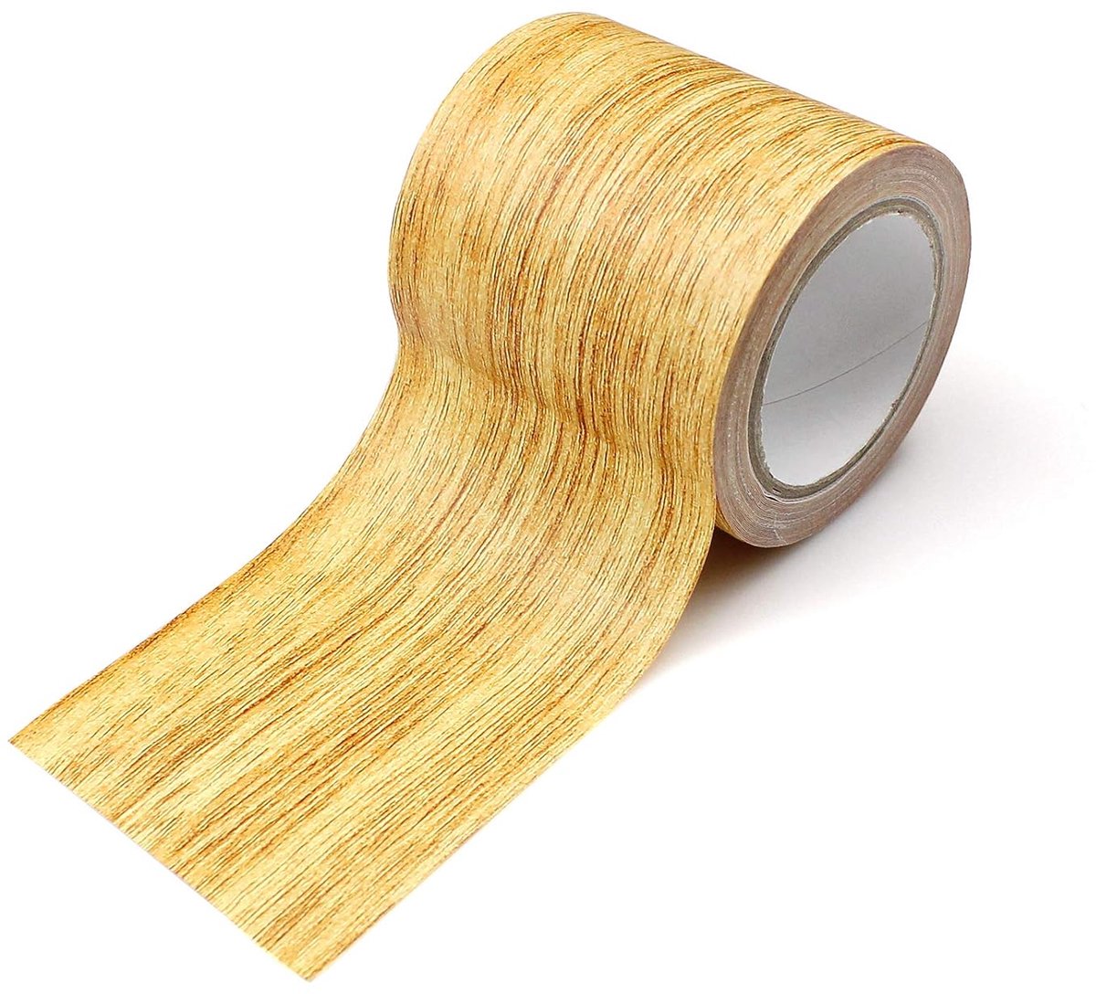 Houten Effect Tape 5.7cm - Imitatie Houtnerf - Waterdicht - Voor Laminaat Vloer Reparatie - ShopVlot