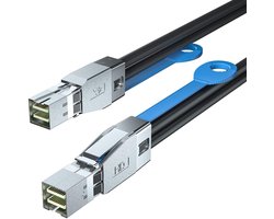 10Gtek 12G Mini SAS HD SFF-8644 to SFF-8644 Cable for NVMe Enclosure/Storage Array, SAN & JBOD Compatibility, 100-Ohm - ShopVlot